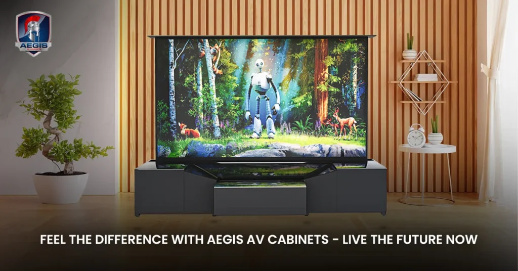 Feel The Difference With Aegis Av Cabinets- Live the Future Now